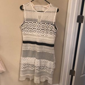 Black and white dress